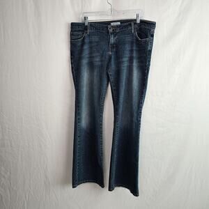VTG American Eagle Bootcut Jeans Women's 16 Regular Blue Stretch
